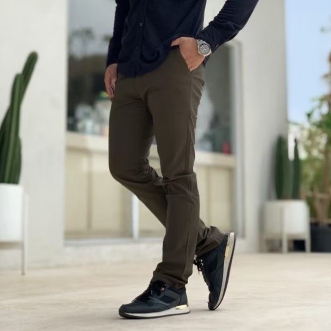 Gadabang Chino Pants Slimfit Brown