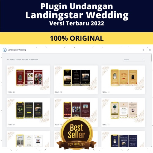 PROMO!! Landingstar Wedding Plugin Wordpress ORIGINAL