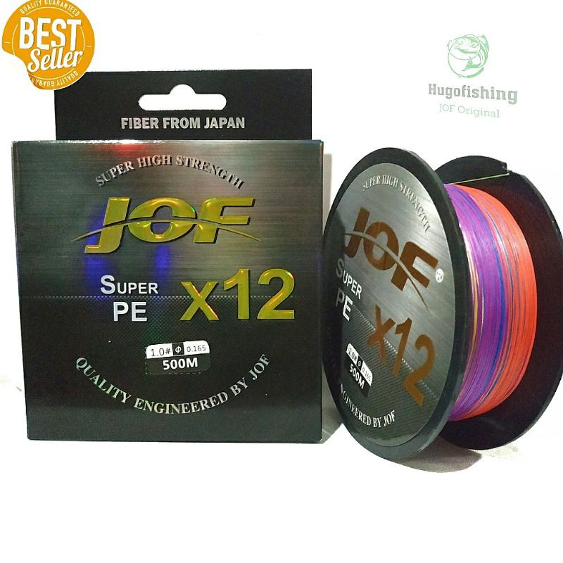Senar pancing jof pe x12 500meters