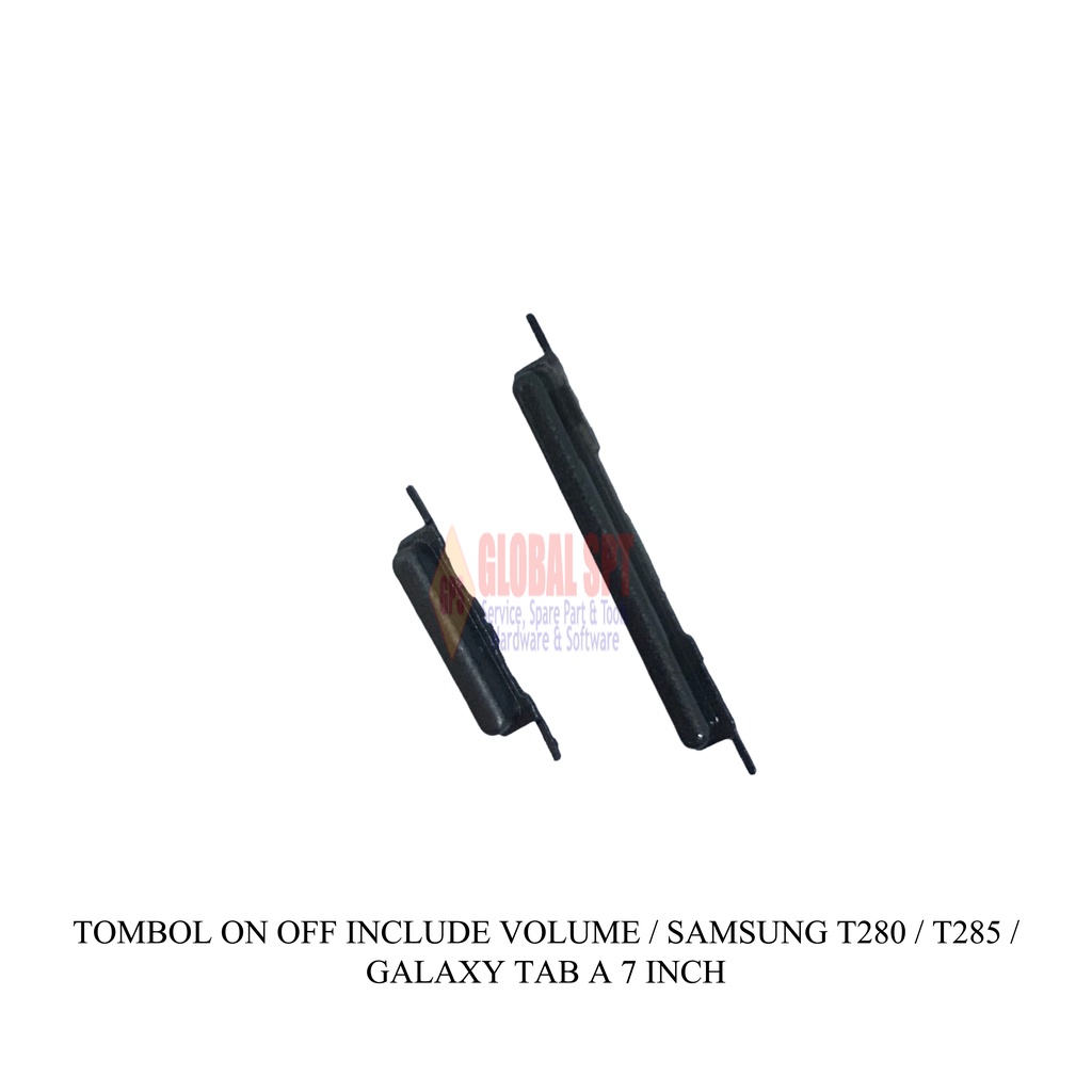 TOMBOL LUAR SAMSUNG T280 ON OFF INCLUDE VOLUME / TOMBOL RUBBER SAMSUNG T285 / GALAXY TAB 7 INCHI ON OFF VOL