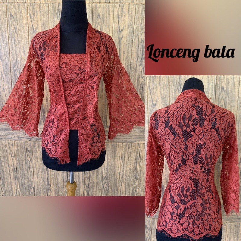 kebaya brokat/kebaya semi prancis/kebaya lonceng