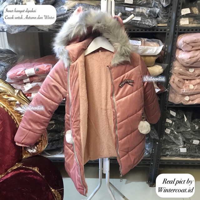 READY INDONESIA MADDIE Winter Coat Jacket for girls Jaket mantel anak perempuan musim dingin