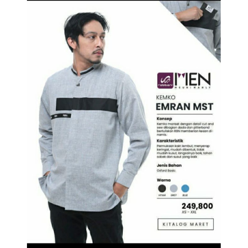 baju koko kemko emran mst rabbani original terbaru