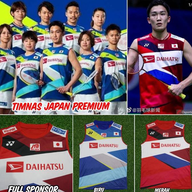 BIG SALE Baju Kaos Jersey Badminton Model jepang Terbaru Terlaris 2019 - M
