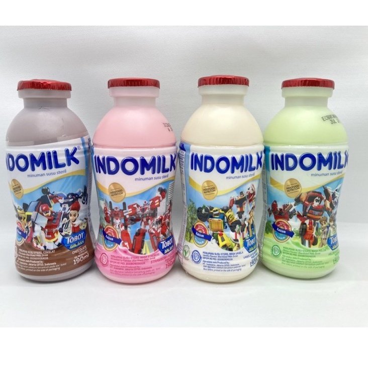 

Indomilk Susu Cair Botol 190ML- Melon / Strawberry / Vanila / Cokelat