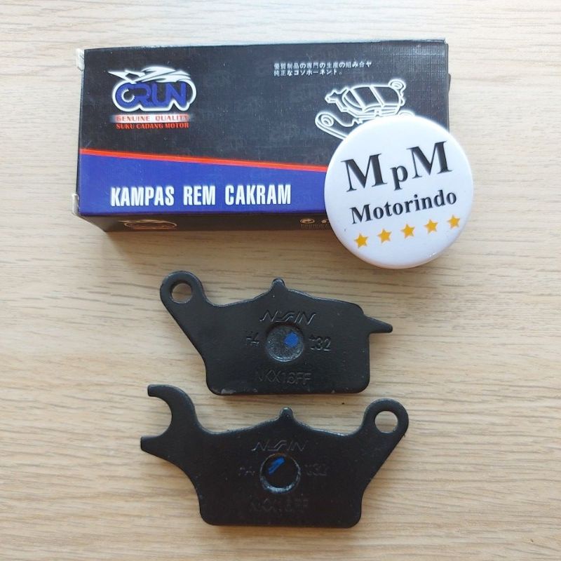 Dispad Depan Blade-Carbu-New-Revo Absolute 110-Fit-Supra X125 Fi Helm in-Kampas Rem Crun