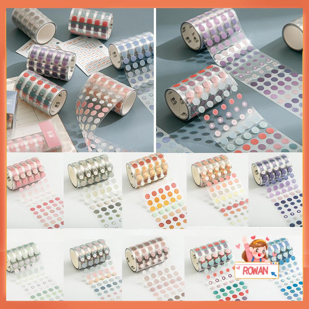 Stiker Label Washi Motif Bunga Multi Warna Untuk Dekorasi Diary / Scrapbook / Sekolah