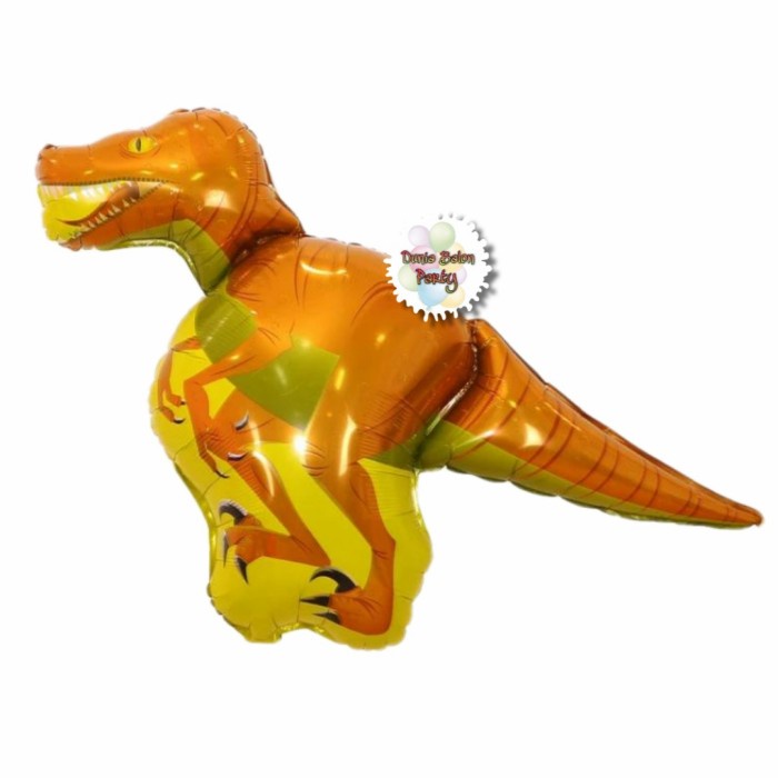 Balon Foil Dinosaurus / Balon Karakter Dino RAPTOR JUMBO