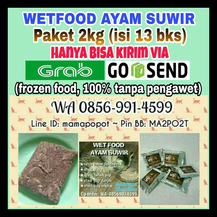 

Paket 2Kg Wetfood Ayam Suwir (13 Bks) Terbaik