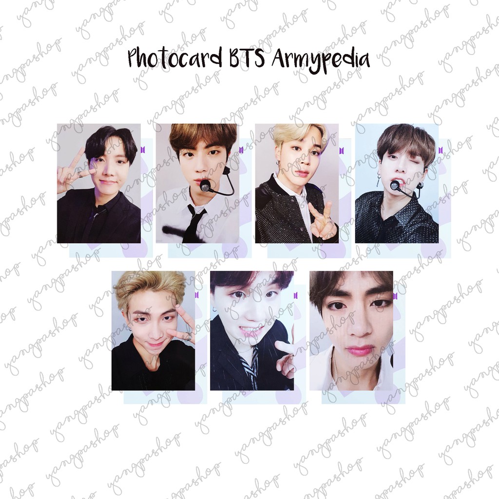 [READY / SET] SET ARMYPEDIA BTSN PHOTOCARD FAN MADE UNOFFICIAL YANGPASHOP JUNGKOOK V TAEHYUNG JIMIN