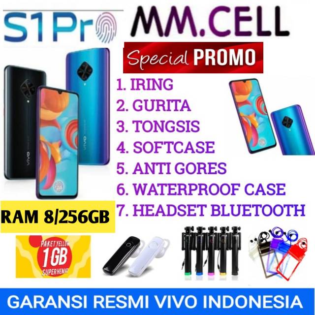 VIVO S1 PRO RAM 8/256GB GARANSI RESMI VIVO INDONESIA