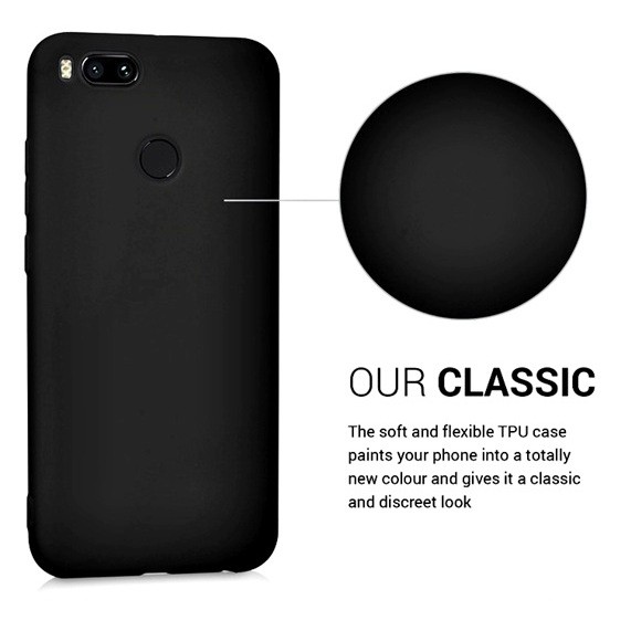 Xiaomi Redmi 5A Black Matte Baby Skin Case / Casing Handphone Smartphone