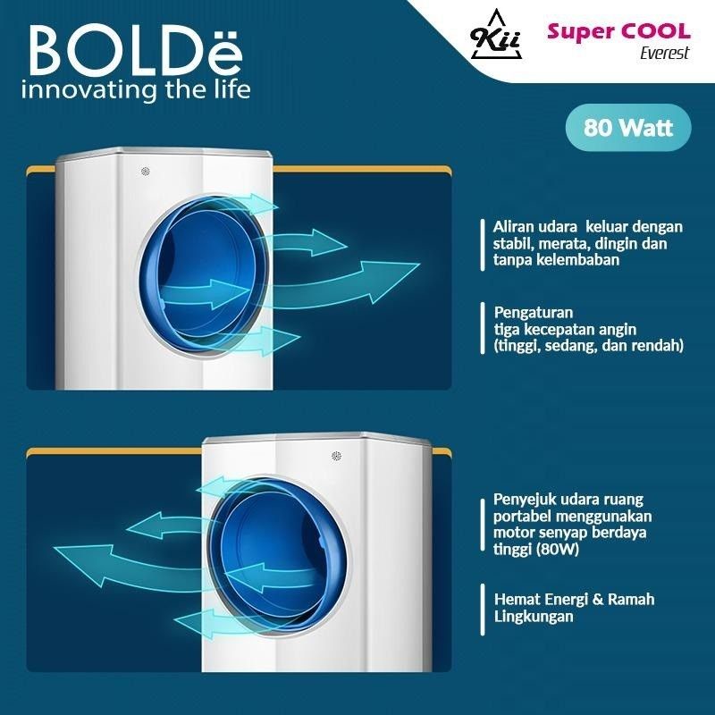 BOLDe Air Cooler  Super COOL EVEREST - Pendingin Udara Produk Terbaru Resmi BOLDE