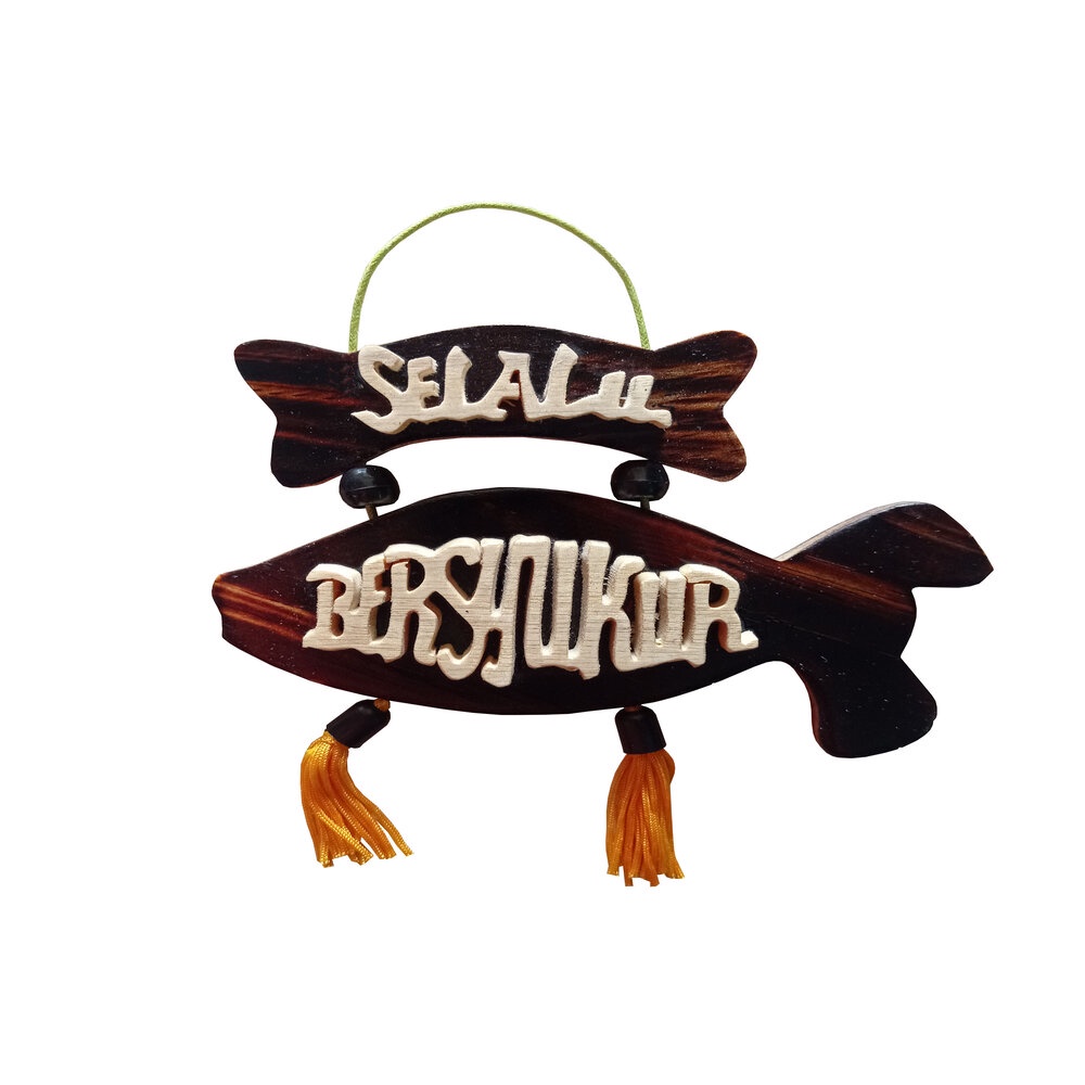 Hiasan Dinding Selalu Bersyukur (Ikan)