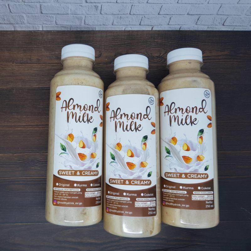 

Susu Almond| Almond milk| Asi boster