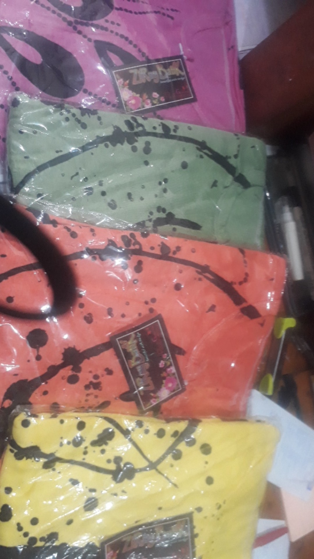 Gamis Pelangi Kaos Combed Raymi Ori Ziray Batik Jumbo Premium