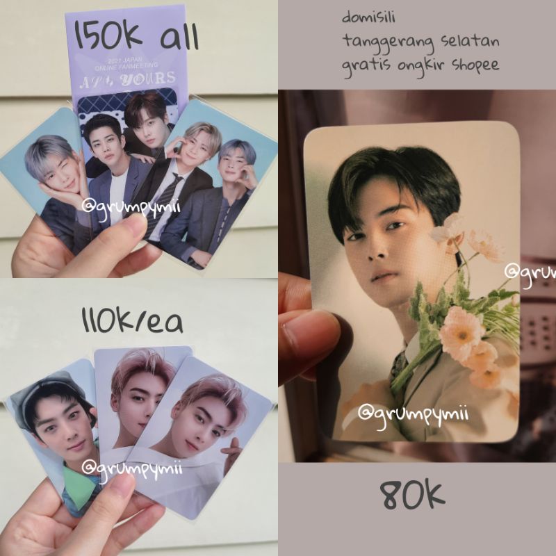 PC Cha Eunwoo Astro Official All Yours Benefit Switch On