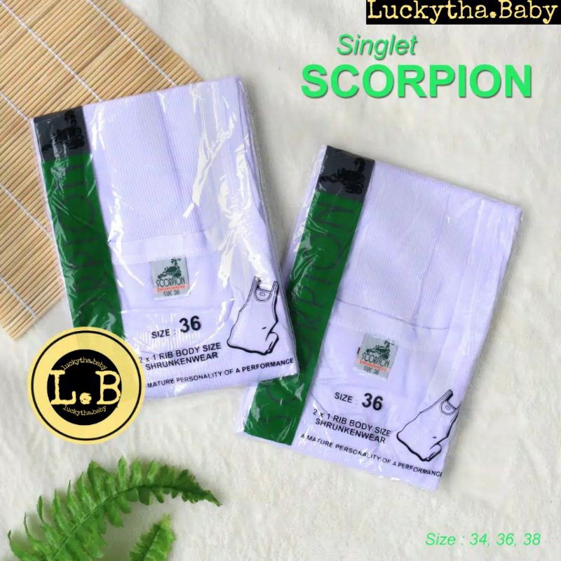 singlet pria SCORPION bertekstur salur/ singlet laki- laki murah berkualitas / kaos dalam pria