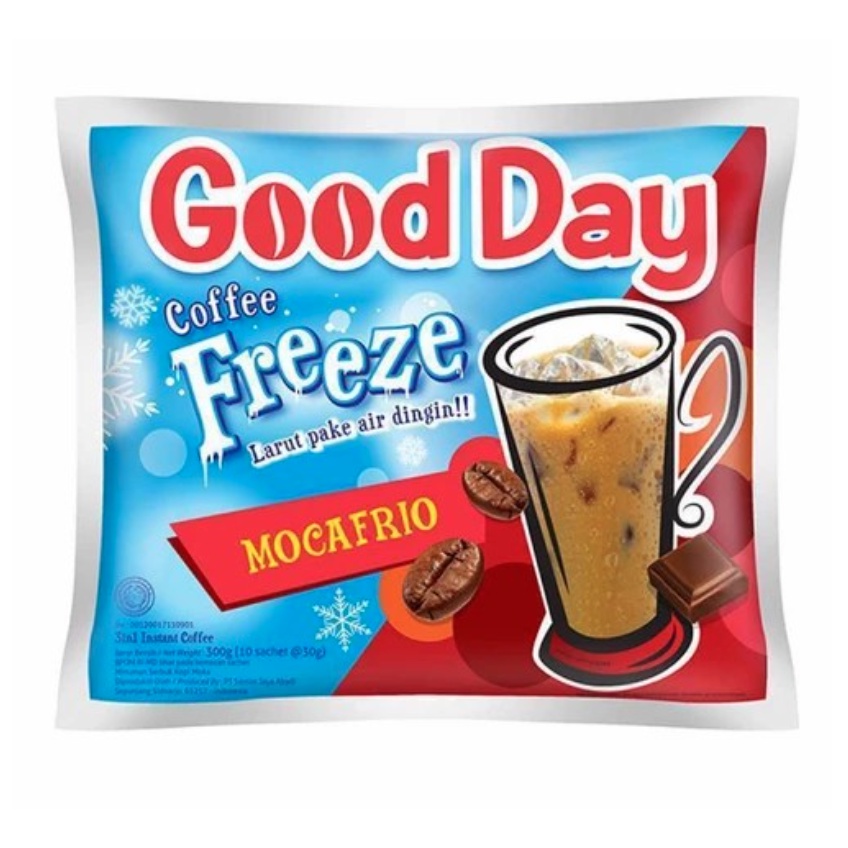 

Good Day Coffee Freeze Mocafrio / Choc Orange Renceng 10x30 gram