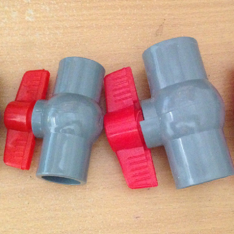 Yuta BVOP Stop Kran Polos Plastik Keran PVC Ball Valve 1/2&quot; 3/4&quot;