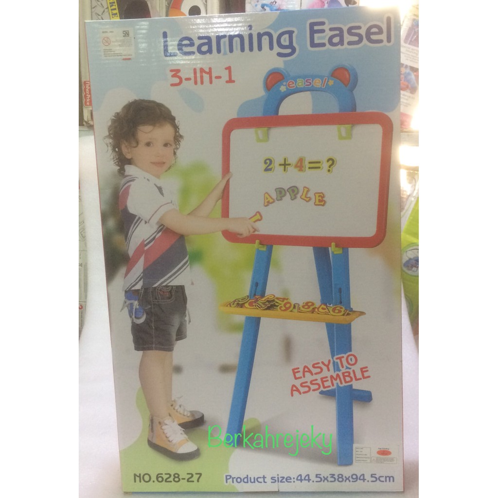 

Promo Papan Tulis Learning Easel 3 in 1 628-27 Kekinian