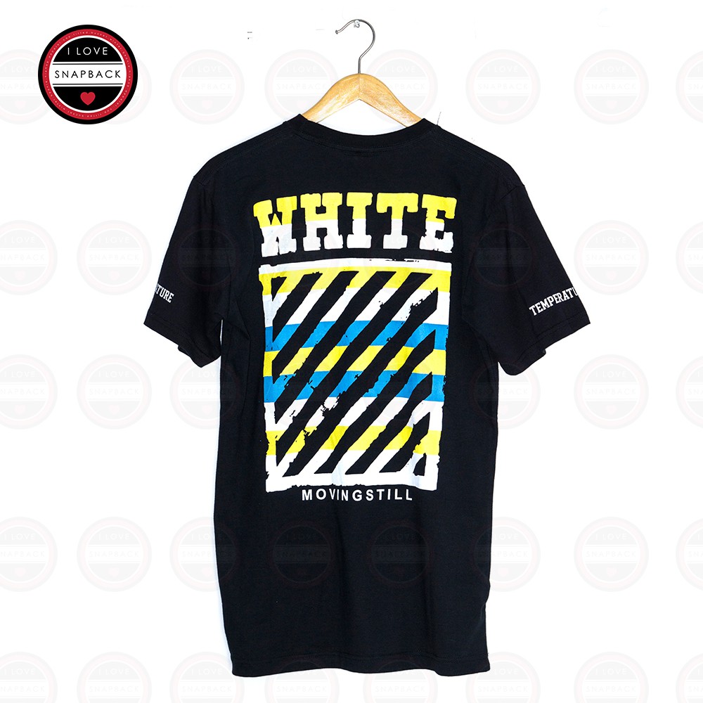 T SHIRT KAOS BAJU PREMIUM IMPORT HIPHOP SWAG OFF WHITE BLACK
