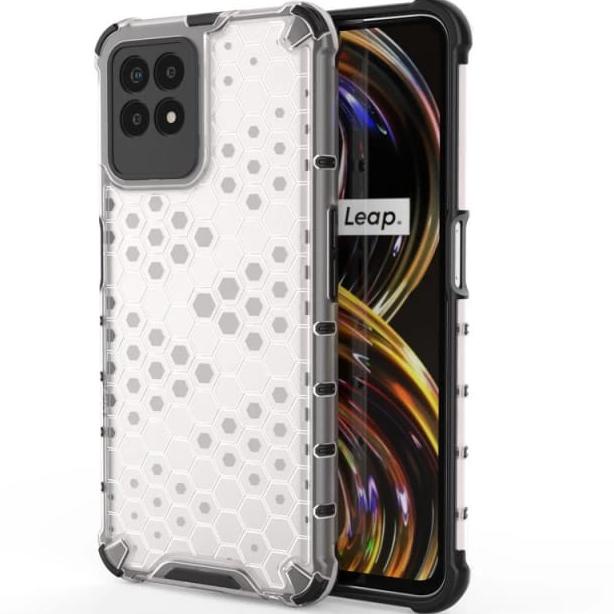 Case Realme 8i / Narzo 50 Honeycomb TPU Casing Hybrid Full Protection