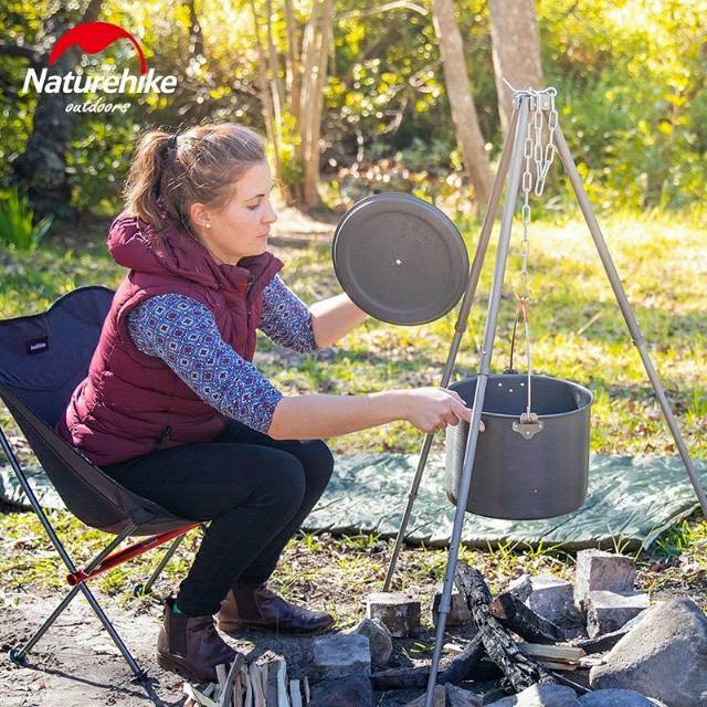 COOKING POT 10L WITH HANDLE NATUREHIKE NH19CJ003 // NESTING GANTUNG 10 LITER