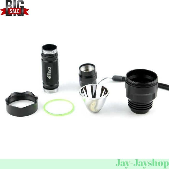 Senter LED Flashlight Waterproof Cree Q5 3800 Lumens LARIS