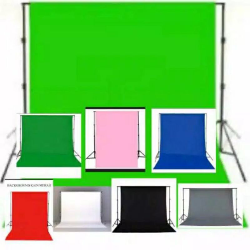 Background Foto Green Screen 100gr Backdrop Foto Murah Alas Foto Layar Hijau Kain Polos Shopee Indonesia