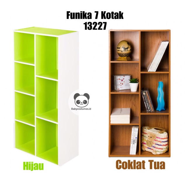 Sale 7 7 Funika 13227 7 Kotak Funika Susun Lemari Susun Lemari Kabinet Rak Buku Lemari Buku Shopee Indonesia