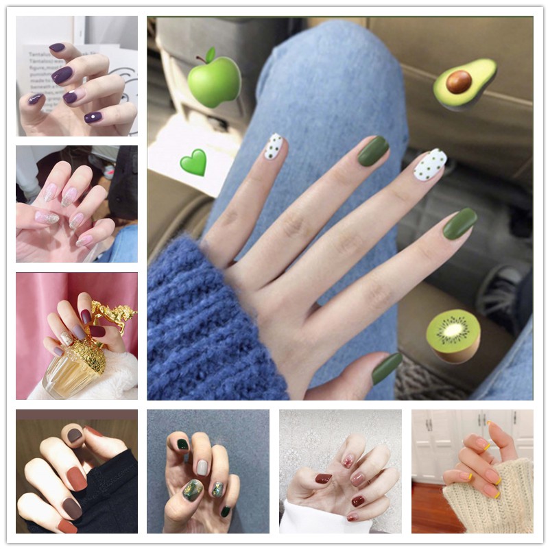 【Promo Sale】 Divine Kuku Palsu 24pcs/Set Fake Nails Tips