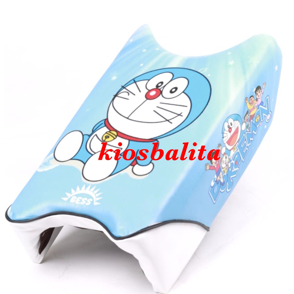 FREE MASKER &amp; BUBBLE WRAP!! JOK PORTABLE PRINTING KURSI BONCENGAN MOTOR ANAK MOTIF DORAEMON