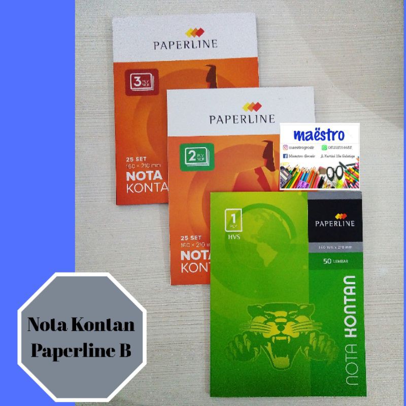 

Nota Kontan Besar Paperline / NCR Paperline