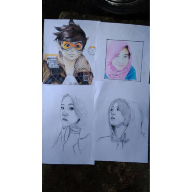 

SKETSA WAJAH UNTUK KADO