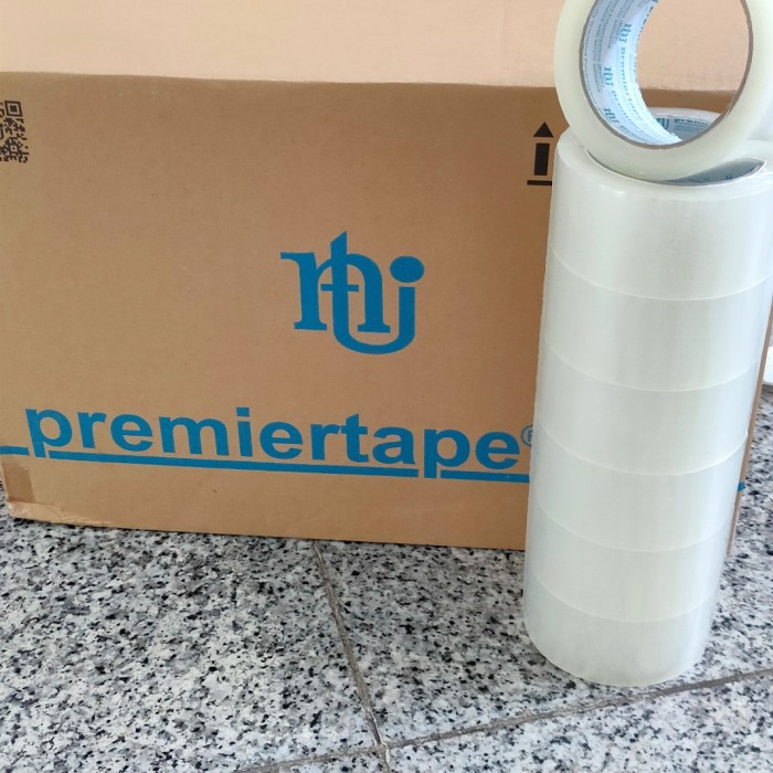 

Lakban PREMIER TAPE Isolasi Plakban 48mm 100 Yard Nachi Selotip Murah