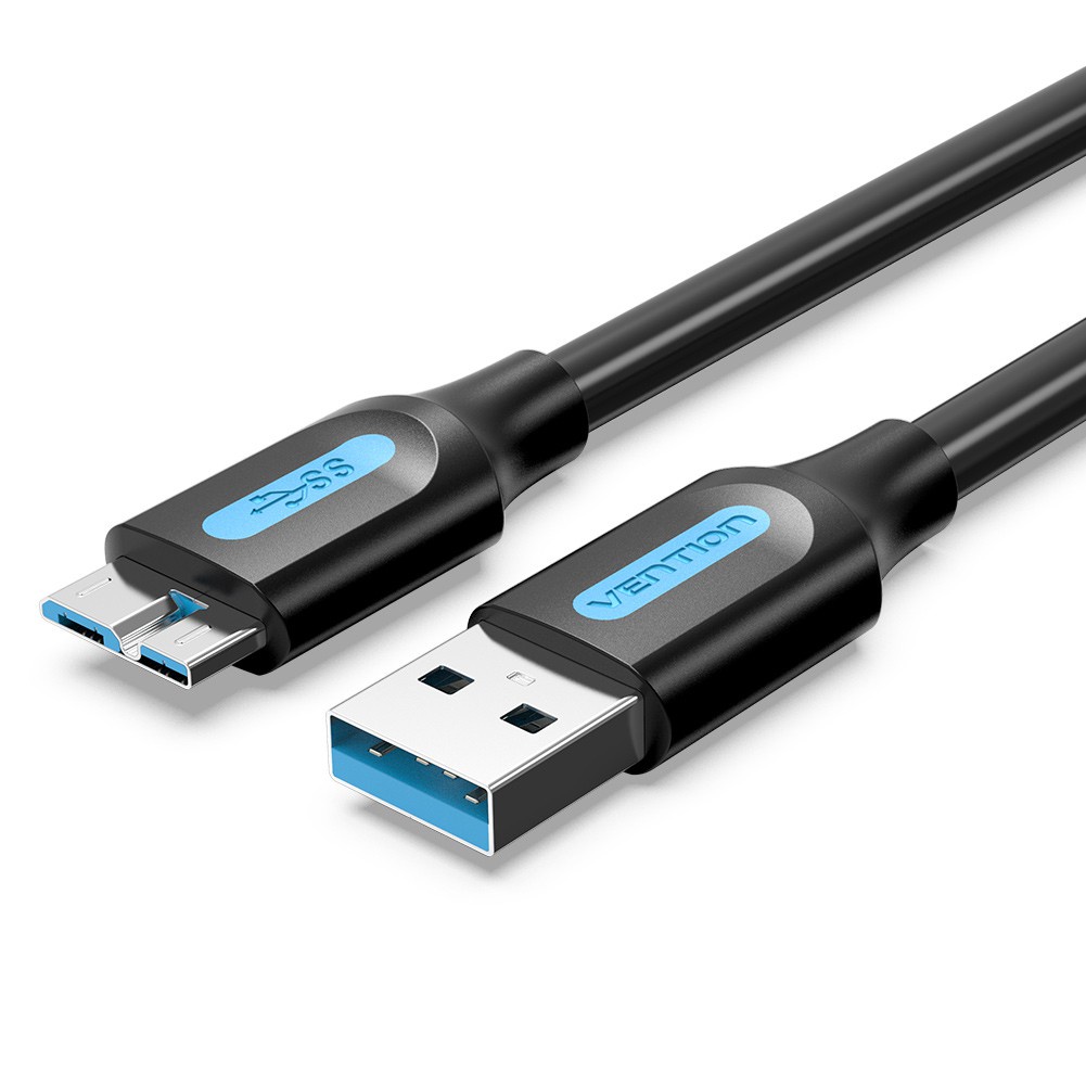 Vention Kabel Data / Charger Micro B Usb 3.0 Kecepatan Tinggi 5gbps Fast Charging 3a Untuk Hard Disk Eksternal