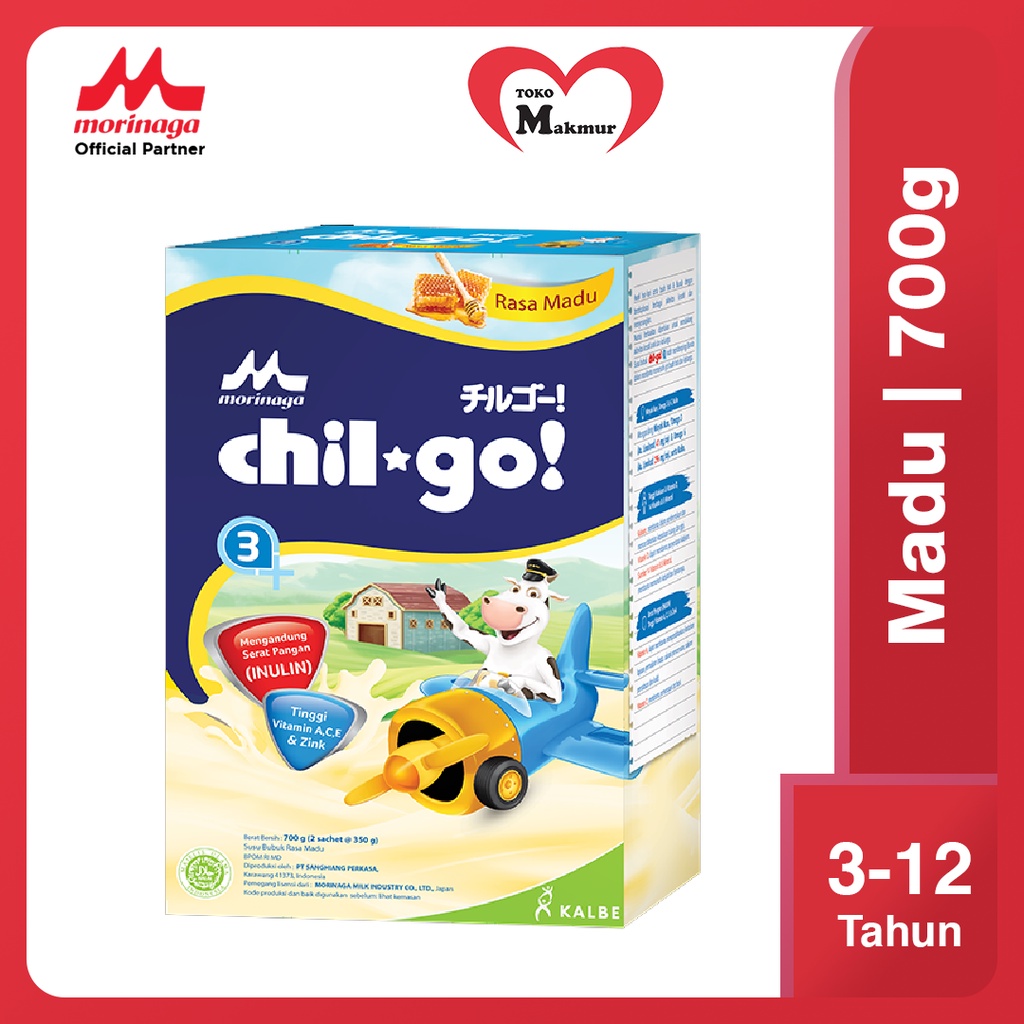 Chil Go 1+ &amp; 3+ Vanila / Madu 700gr / Toko Makmur Online