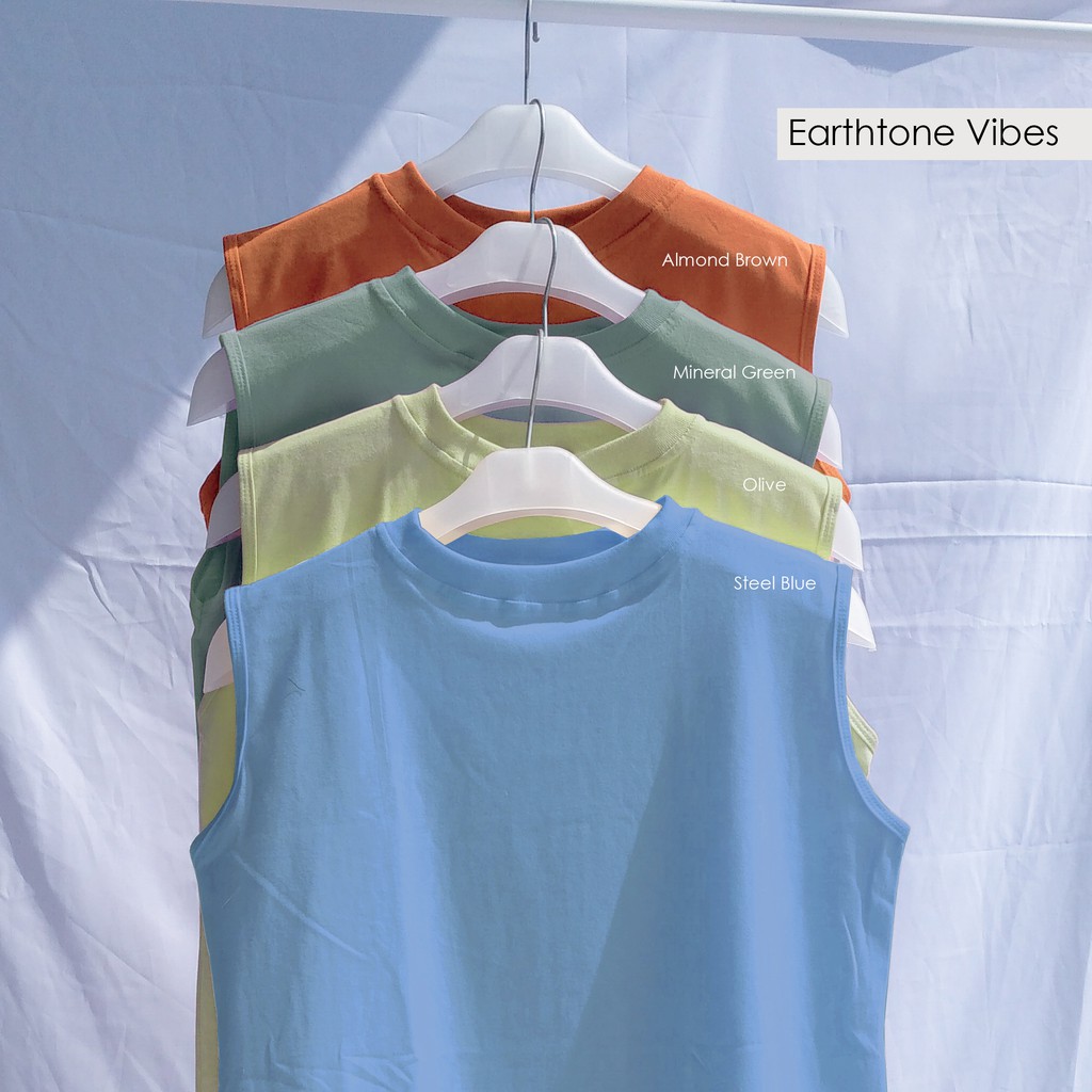 Inner Kaos Tanpa Lengan Sleeveless Unisex By YOUNIQ-4