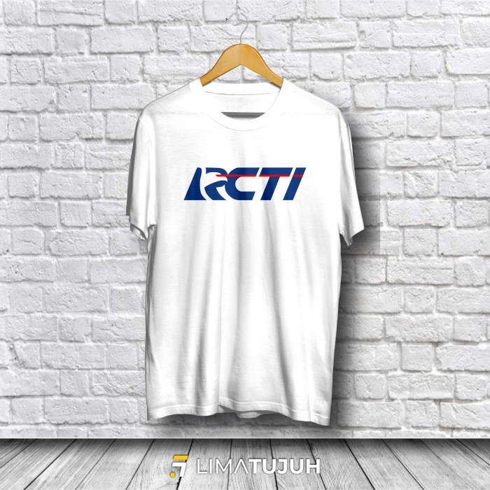 Kaos RCTI Logo Baju Perusahaan Bahan Premium 30s (YSC)