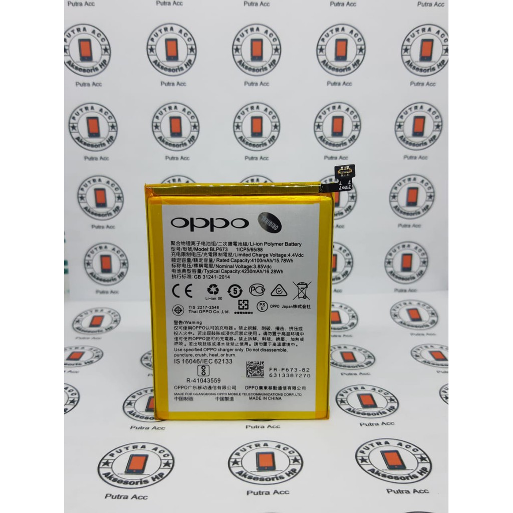 Baterai Realme 2 Realme C1 BLP673 Ori Battery Batre
