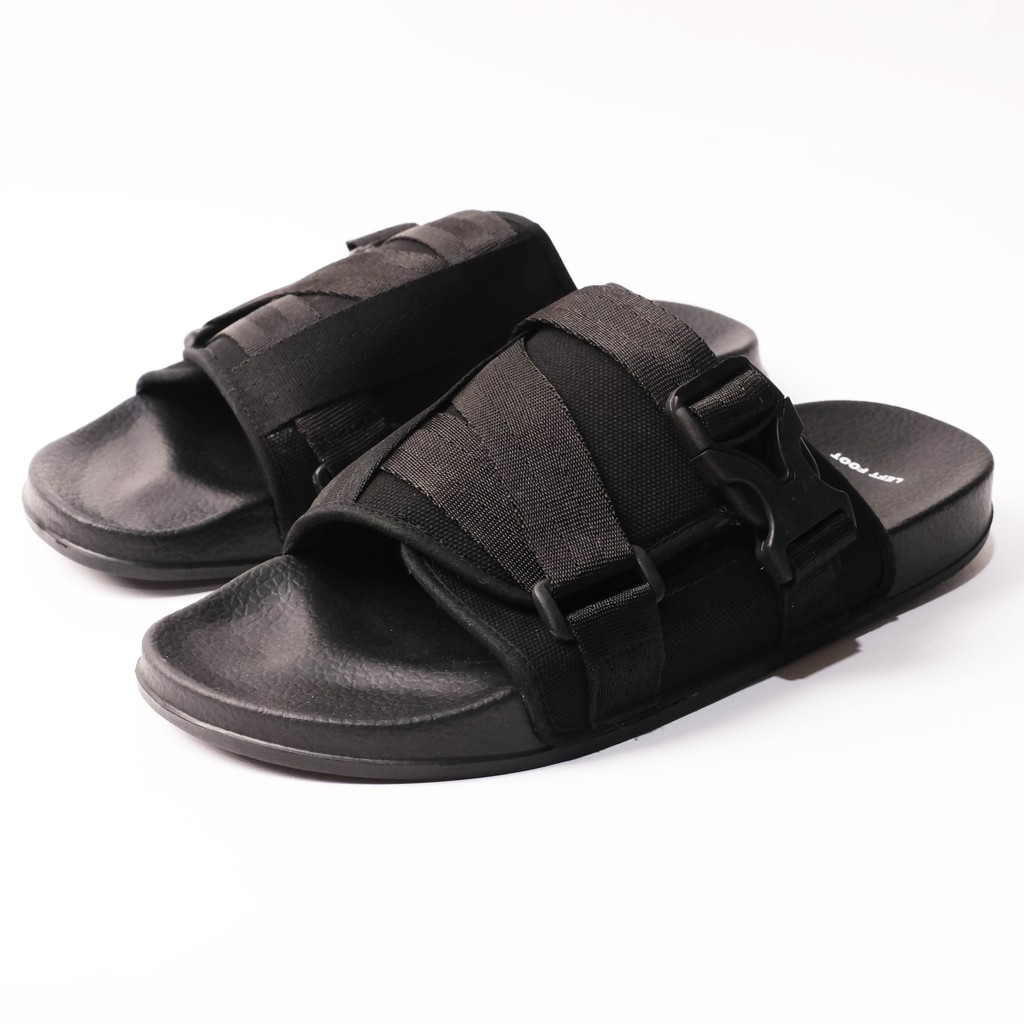 Cognax - TRIPLE BLACK Slides | Sandal Slide Pria | Sandal Slop Pria