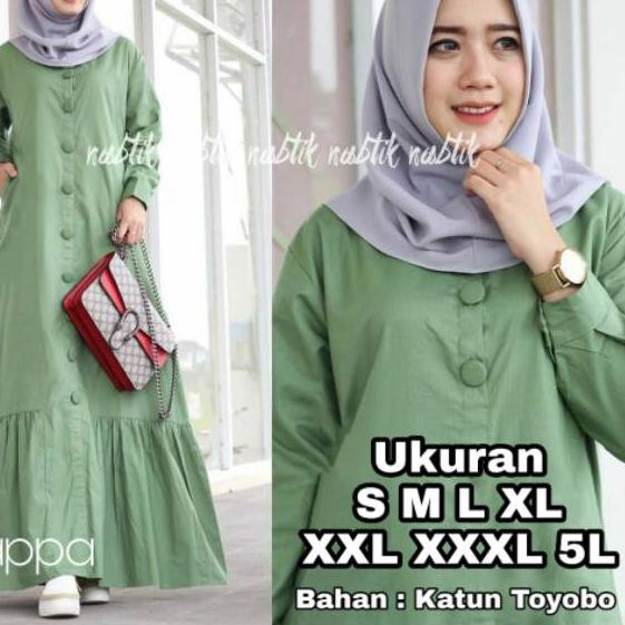  3 3 Kappa Dress UKURAN  S M L XL XXL  XXXL 5L GAMIS  