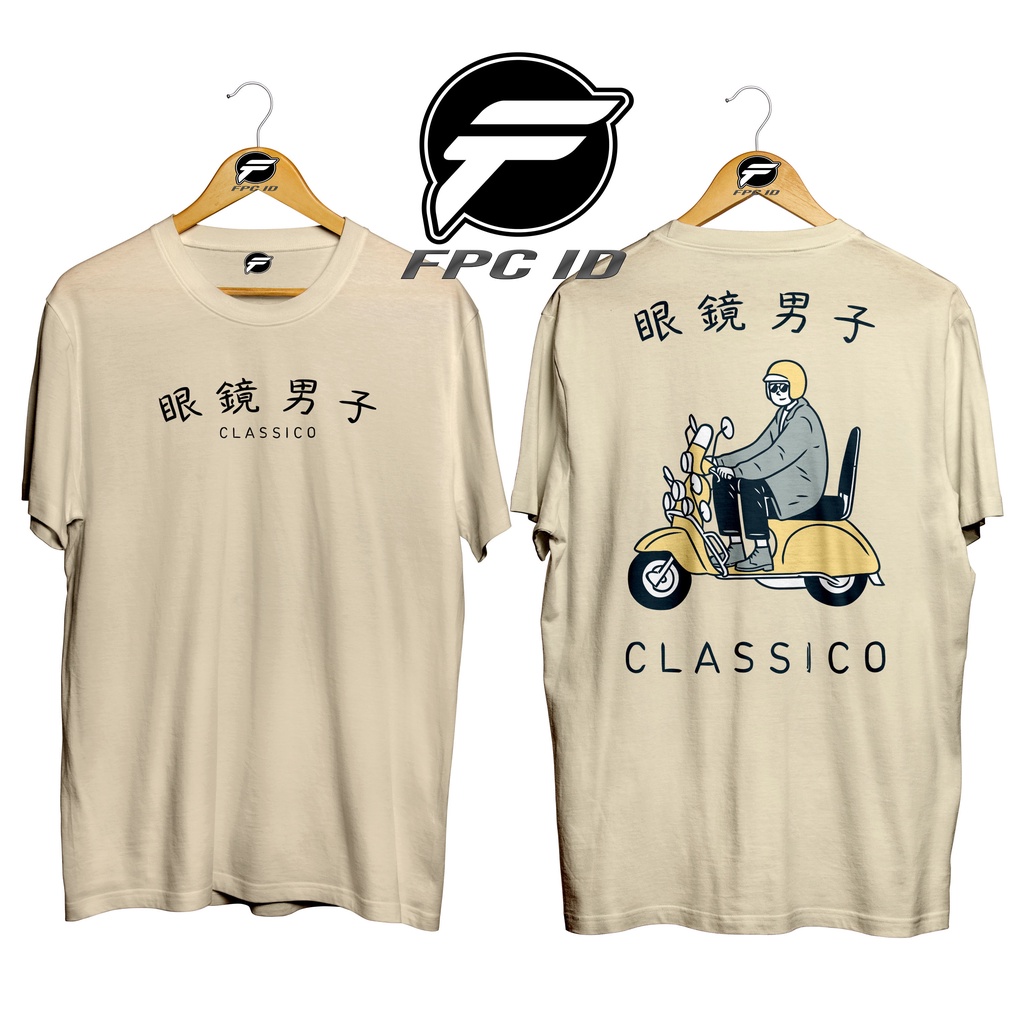 Kaos Jepang Vespa Classic Japan Scotter Cotton Combed 30s Baju Distro Jumbo Pilihan Favorit Fpc Id