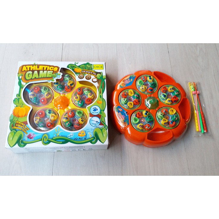 MAINAN FISHING GAME 5 KOLAM ATHLETICS GAME MANCING IKAN NO.JQ-A67B