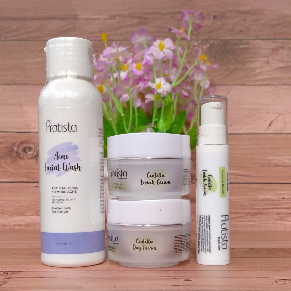 BEST Paket Krim Pratista Penghilang Bopeng Plus Centella Enrich Serum / Penghilang Bopeng Ampuh