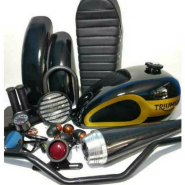 FREE ONGKIR Sepaket body japstyle full set untuk GLpro GL100 TIGER MEGAPRO BYSON SCORPIO THUNDER