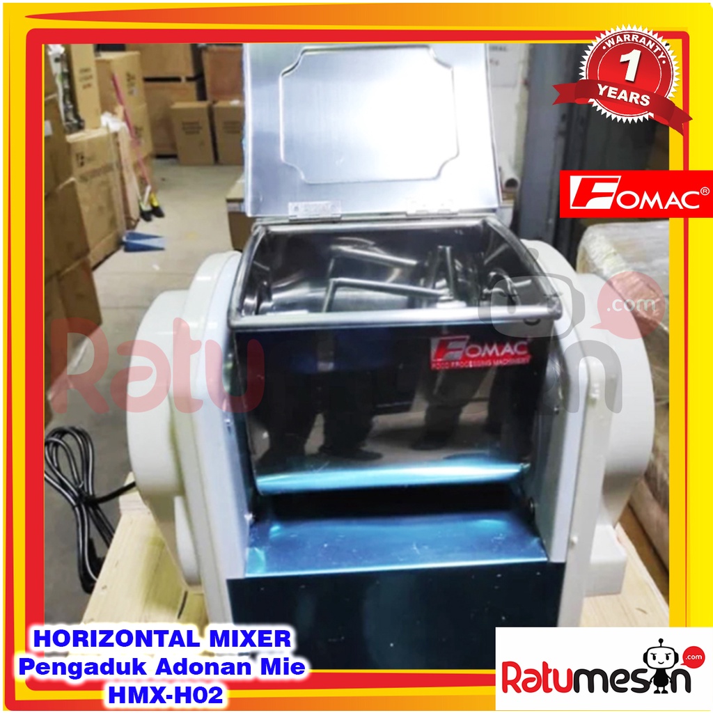 Horizontal Mixer / Mesin Pengaduk Adonan Mie HMX-H02 FOMAC