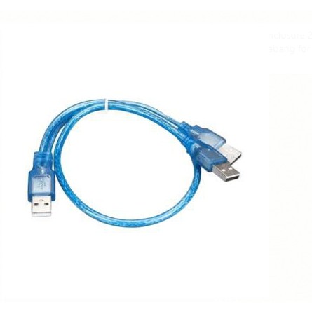 Usb-a 2.0 male to 2 Usb-a male splitter cable nyk 480Mbps - Kabel usb2.0 cabang for hdd ssd enclosure