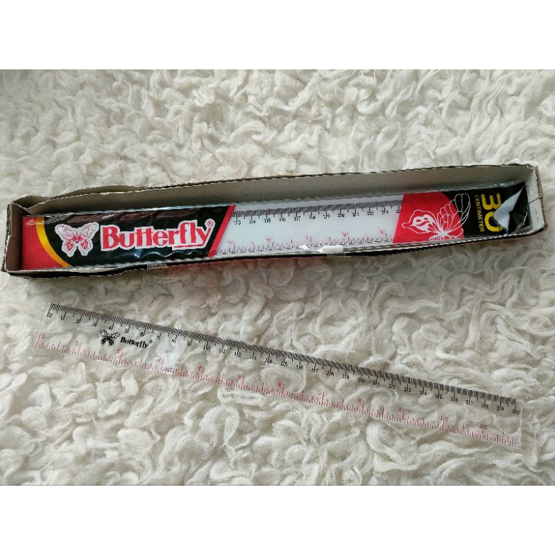 

penggaris butterfly / penggaris 30cm / penggaris butterfly 30cm